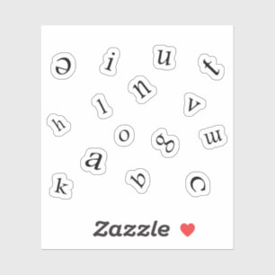 Sticker Lettres