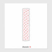 STICKER LETTRES COMPOSÉES DE CŒURS (Feuille)