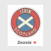 Sticker Leven, Écosse (Feuille)