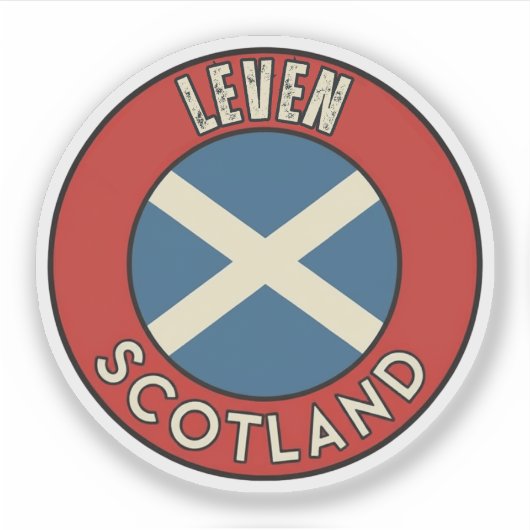 Sticker Leven, Écosse (Devant)