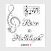 Sticker Lever un Hallelujah (Feuille)