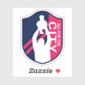 Sticker Levez l'autocollant pour bébé (Feuille)