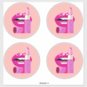 Sticker Lèvres (Feuille)