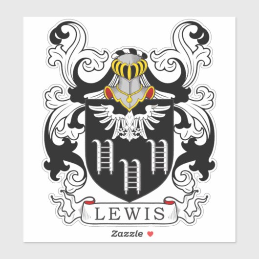 Sticker Lewis Family Crest (Feuille)