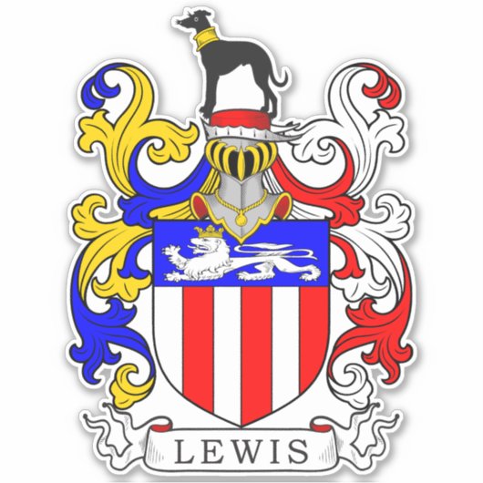 Sticker Lewis Family Crest (Devant)