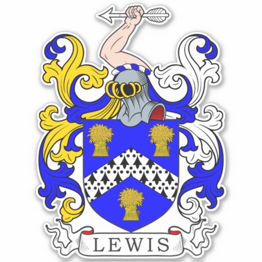 Sticker Lewis Family Crest (Devant)
