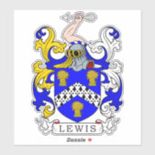 Sticker Lewis Family Crest (Feuille)