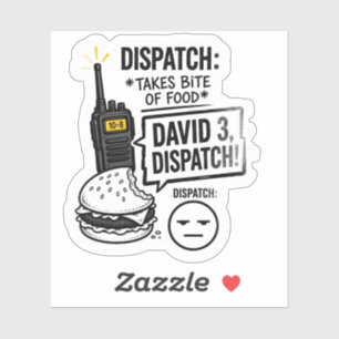 Sticker L'expéditeur prend une bouchée…..