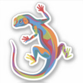 Sticker Lézard Peint (Devant)