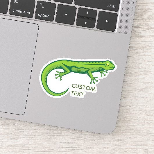 Sticker Lézard vert (Détail)