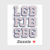 Sticker LGB - FJB - SBG - Gang bébé doux SBG4LIFE (Feuille)