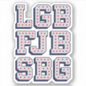 Sticker LGB - FJB - SBG - Gang bébé doux SBG4LIFE (Devant)