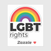 Sticker LGBT Ribow (Feuille)