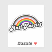 Sticker LGBTQ+ Anti-fasciste (Feuille)
