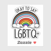 Sticker LGBTQ+ est acceptable (Feuille)