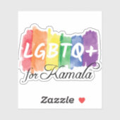 Sticker LGBTQ pour l'ordinateur portable Gay pride Rainbow (Feuille)