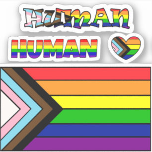 Sticker LGBTQIA+ Flag Pride et support