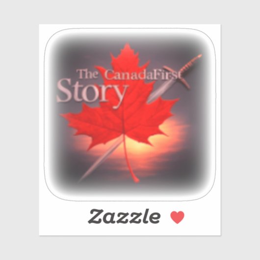 STICKER L'HISTOIRE DE CANADAFIRST (Feuille)