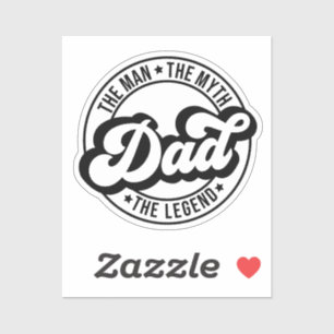 Sticker L'homme, le mythe, la légende, papa, père, papa,