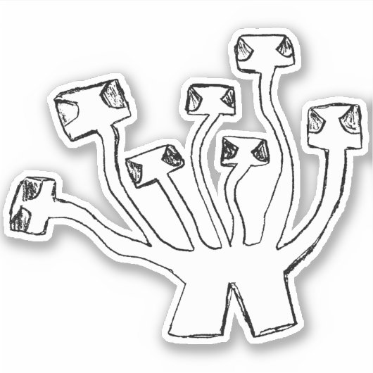 Sticker L'hydre de Declan (Devant)