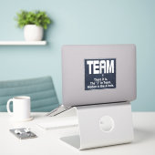 Sticker L'I in Team (Ordinateur portable sur le bureau)