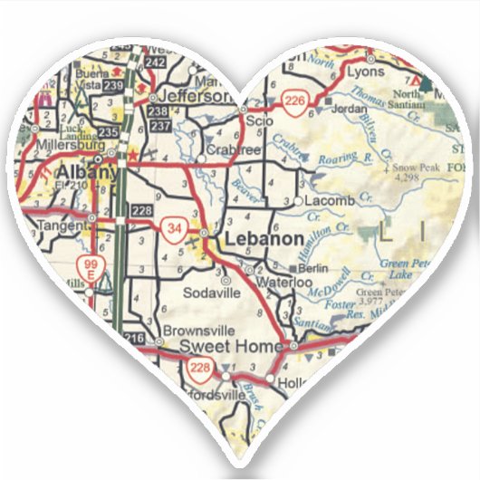 Sticker Liban OU Carte (Devant)