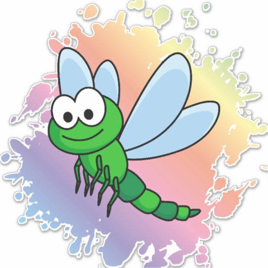 Sticker libellule (Devant)