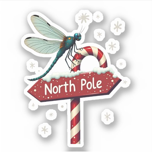 Sticker libellule du pôle Nord (Devant)