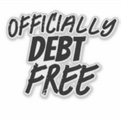 Sticker Libération de la dette (Devant)