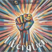 Sticker "Libération" - Un symbole audacieux de l'unité (Devant)