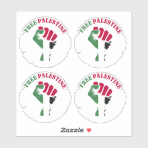 Sticker Libérer la Palestine mettre fin à l'apartheid III