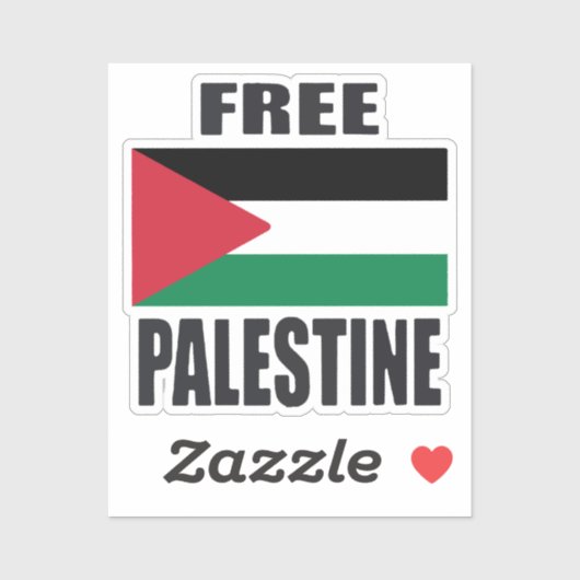 Sticker Libérez la Palestine (Feuille)