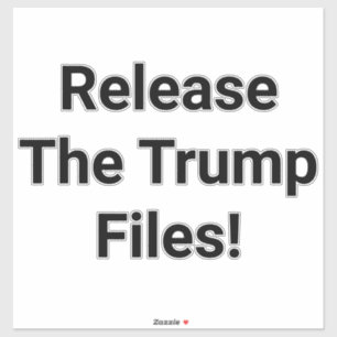 Sticker Libérez les fichiers Trump Jeff Hankamer Artjunkha