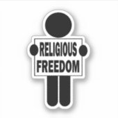 Sticker Liberté religieuse (Devant)