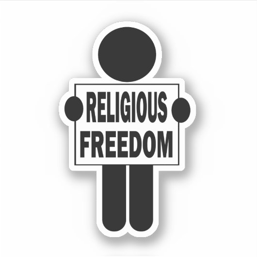 Sticker Liberté religieuse (Devant)