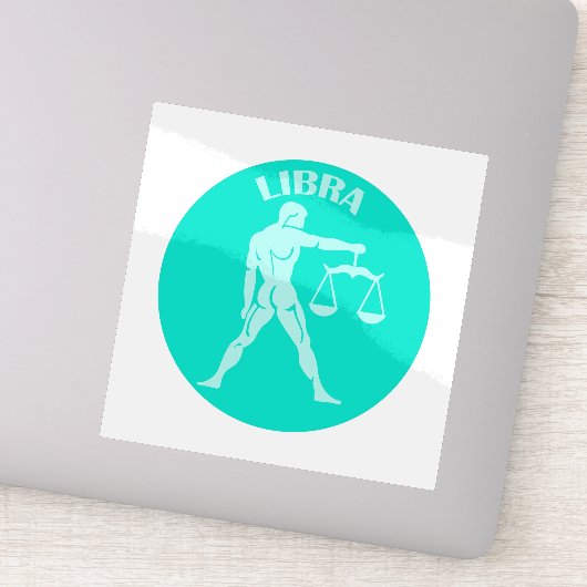 Sticker Libra, Zodiac Sign, Horoscope, Astrology (Détail)