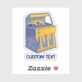 Sticker Librairie rétro (Feuille)