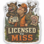 Sticker Licensed To Miss (Devant)