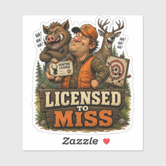 Sticker Licensed To Miss (Feuille)