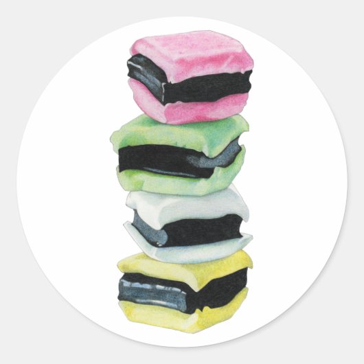 Sticker Licorice Allsort (Devant)