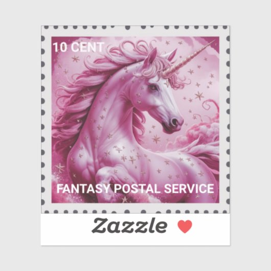STICKER LICORNE (Feuille)