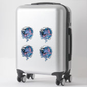 Sticker Licorne (Sur valise)