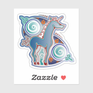 Sticker Licorne celtique