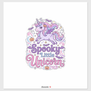 Sticker Licorne Chemise de Style Rétro Petite Licorne Effr