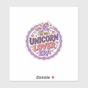 Sticker Licorne Dans Mon Ère d'Amant de Licorne Marchandis