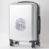 Sticker Licorne Magical Little Squad Conception Graphique (Sur valise)