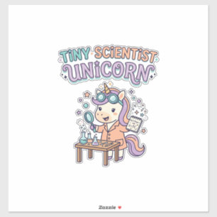 Sticker Licorne Mini Scientifique Licorne Produit Tendance