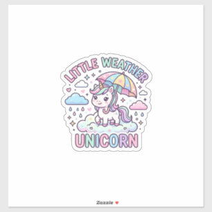 Sticker Licorne Petit Temps Licorne Conception Graphique B