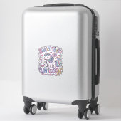Sticker Licorne Sweet Tooth Licorne Conception de merchand (Sur valise)