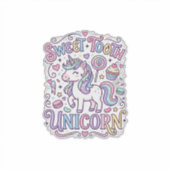 Sticker Licorne Sweet Tooth Licorne Conception de merchand (Devant)